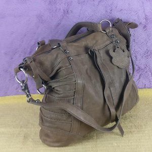 Brown Women's Crossbody Shoulder Bag - Casual Everyday Style